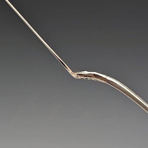 1905年頃 米国アンティーク 純銀製 バターナイフ 38g FRANK W. SMITH